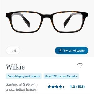 Wilkie Whiskey Tortoise Blue Light Filtering Glasses